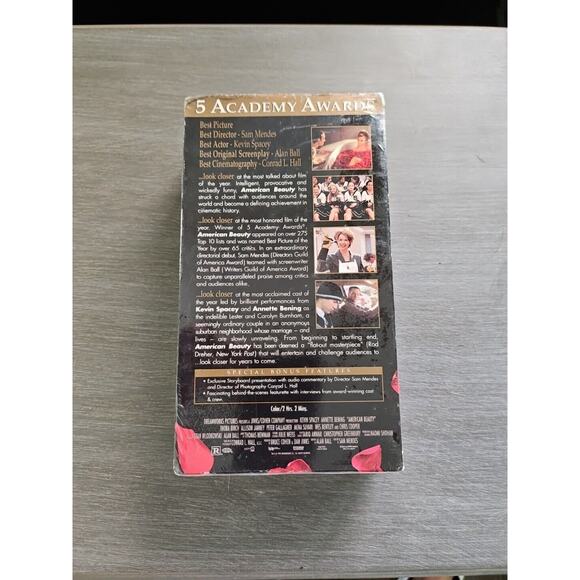 American Beauty Movie FilemVHS Tape SEALED Awards Edition 1999 - Picture 3 of 4